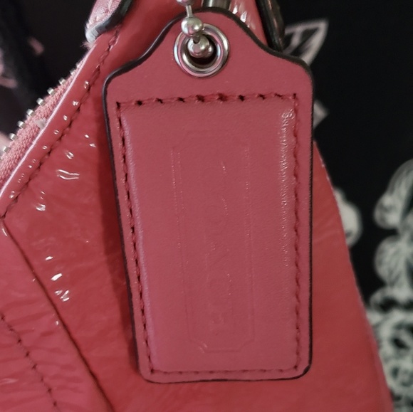 Coach Pink Patent Kristine Purse - Picture 3 of 7